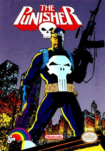 The Punisher NES box art
