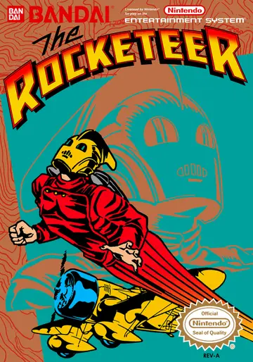 The Rocketeer NES box art