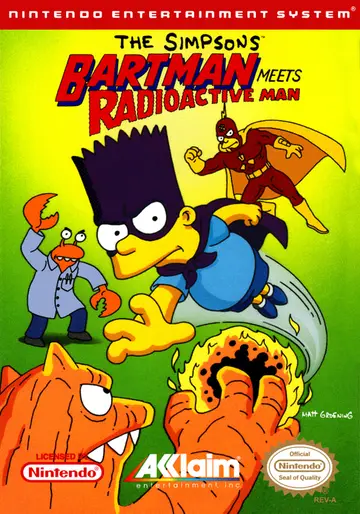 The Simpsons: Bartman Meets Radioactive Man box art