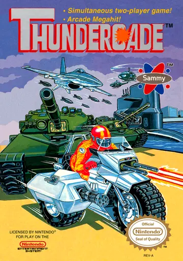 Thundercade NES box art