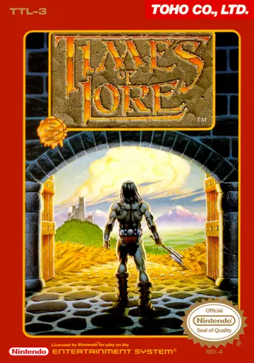 Times of Lore NES box art