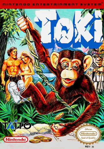 Toki NES box art
