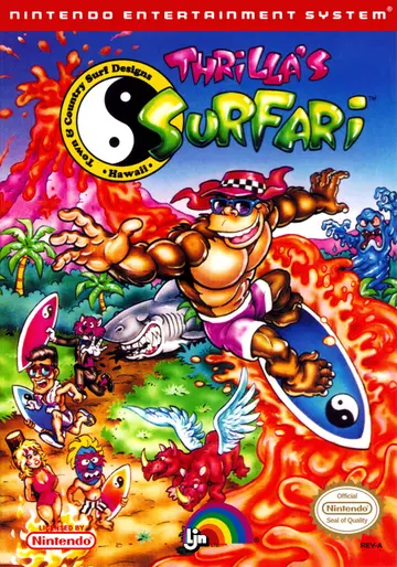 Town & Country Surf Designs: Thrilla's Surfari NES box art