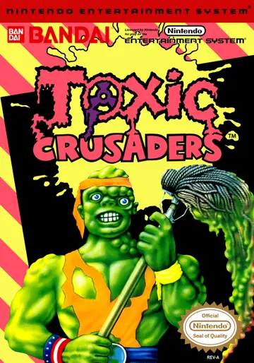 Toxic Crusaders NES box art
