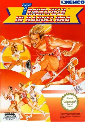 Track & Field in Barcelona NES box art