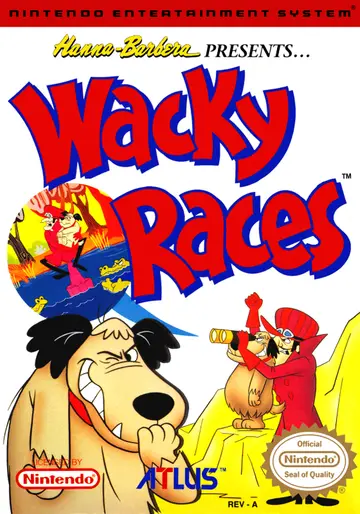 Wacky Races NES box art