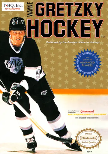 Wayne Gretzky Hockey box art