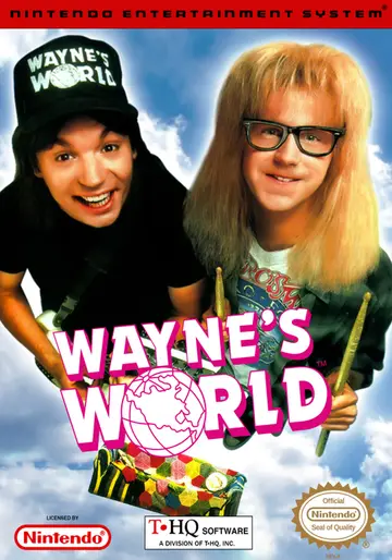 Wayne's World NES box art