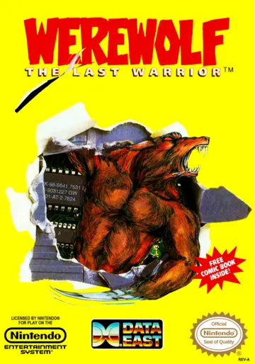 Werewolf: The Last Warrior NES box art