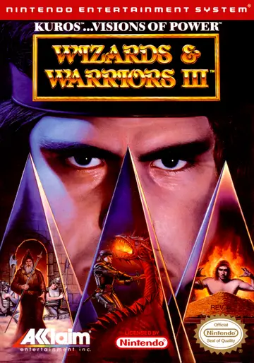Wizards & Warriors III: Kuros: Visions of Power box art