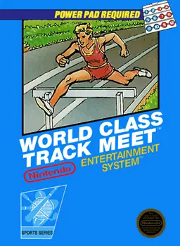 World Class Track Meet NES box art