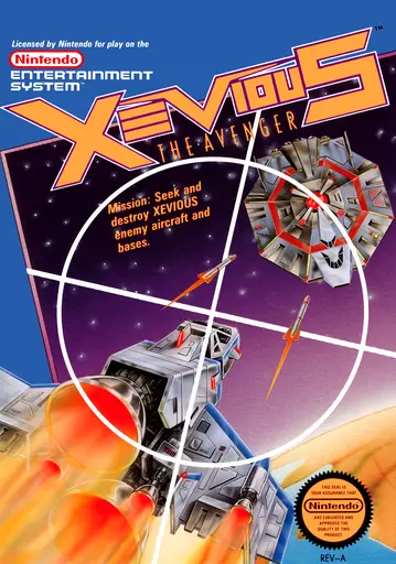 Xevious: The Avenger NES box art