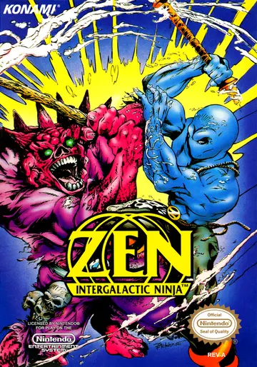 Zen: Intergalactic Ninja NES box art