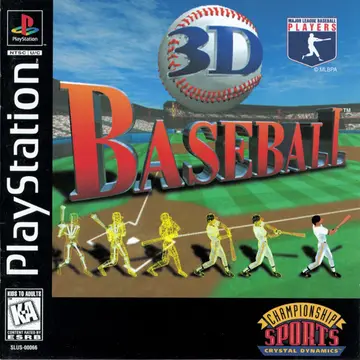 3D Baseball PS1 box art