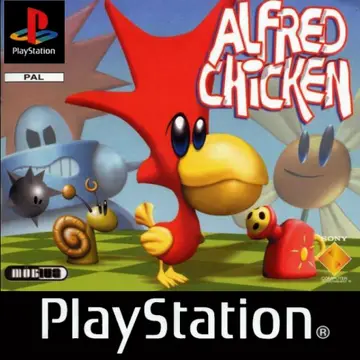 Alfred Chicken PS1 box art