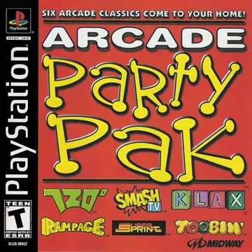 Arcade Party Pak PS1 box art