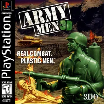 Army Men 3D PS1 box art