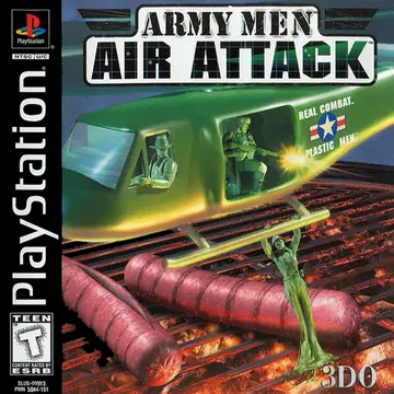 Army Men: Air Attack PS1 box art