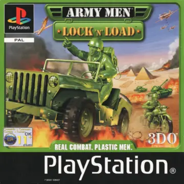 Army Men: Lock 'n' Load PS1 box art