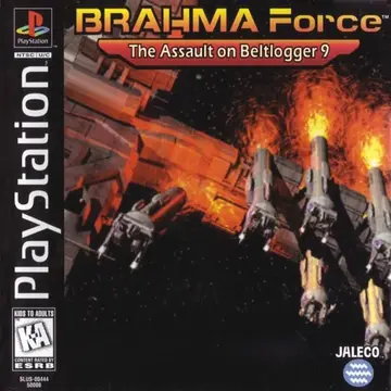 BRAHMA Force: The Assault on Beltlogger 9 PS1 box art