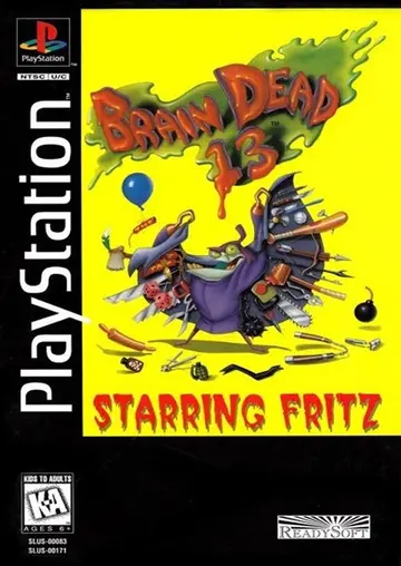 Brain Dead 13 PS1 box art