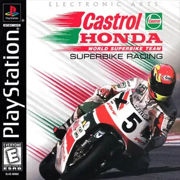 Castrol Honda Superbike Racing PS1 box art