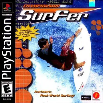 Championship Surfer PS1 box art