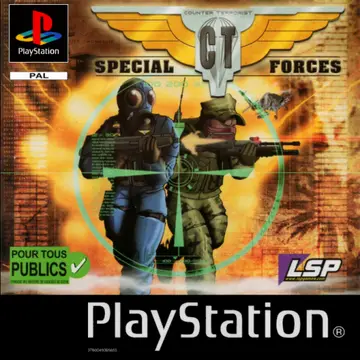 CT Special Forces PS1 box art