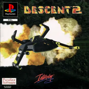 Descent II PS1 box art