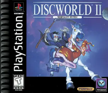 Discworld II: Missing Presumed...!? PS1 box art
