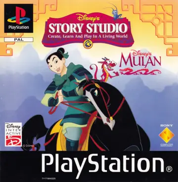 Disney's Animated Storybook: Mulan PS1 box art
