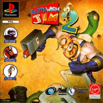 Earthworm Jim 2 box art