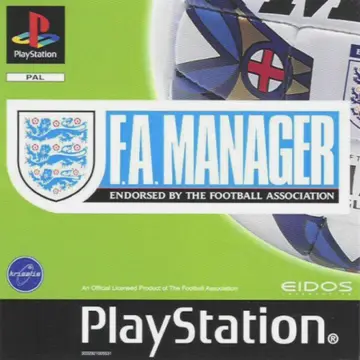 F.A. Manager PS1 box art