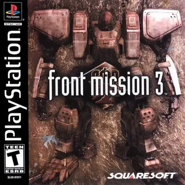 Front Mission 3 PS1 box art