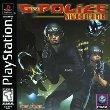 G-Police: Weapons of Justice PS1 box art