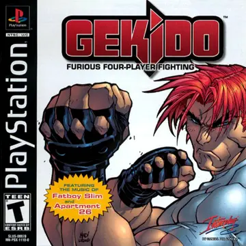 Gekido PS1 box art