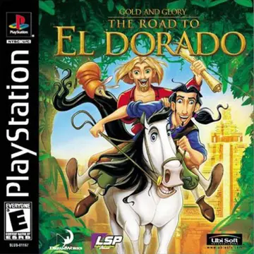Gold and Glory: The Road to El Dorado PS1 box art
