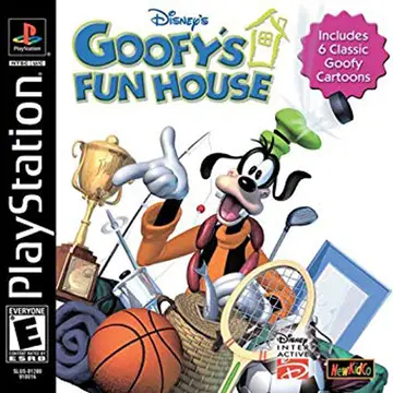 Goofy's Fun House PS1 box art