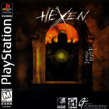 Hexen: Beyond Heretic PS1 box art