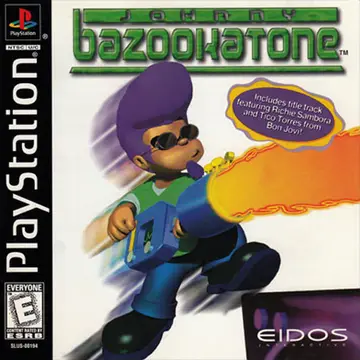 Johnny Bazookatone PS1 box art