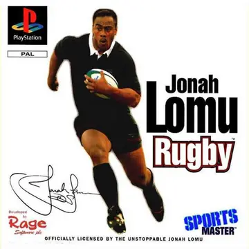 Jonah Lomu Rugby PS1 box art