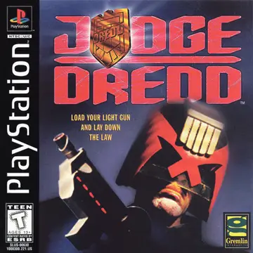 Judge Dredd PS1 box art