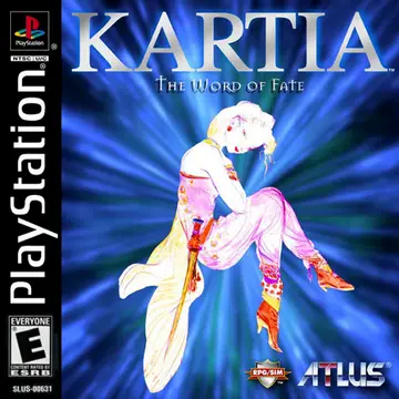 Kartia: The Word of Fate PS1 box art