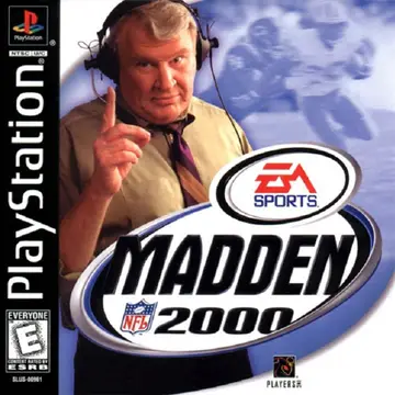 Madden NFL 2000 PS1 box art