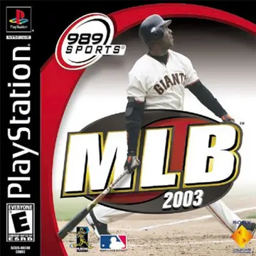 MLB 2003 PS1 box art
