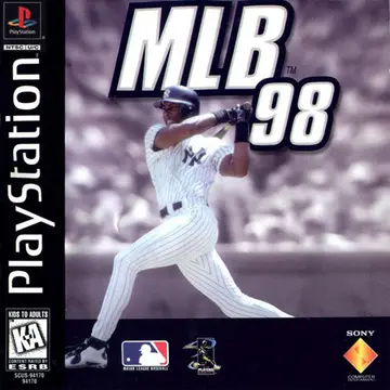 MLB '98 PS1 box art