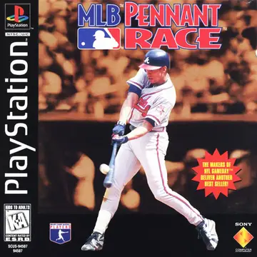 MLB Pennant Race PS1 box art