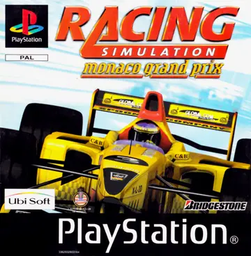 Monaco Grand Prix: Racing Simulation 2 PS1 box art