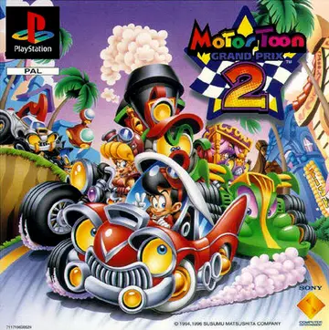 Motor Toon Grand Prix 2 PS1 box art