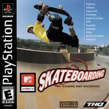 MTV Sports: Skateboarding Featuring Andy Macdonald box art